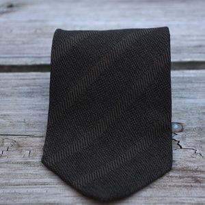 giorgio armani green silk Italian made tie